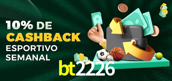 10% de bônus de cashback na bt2226